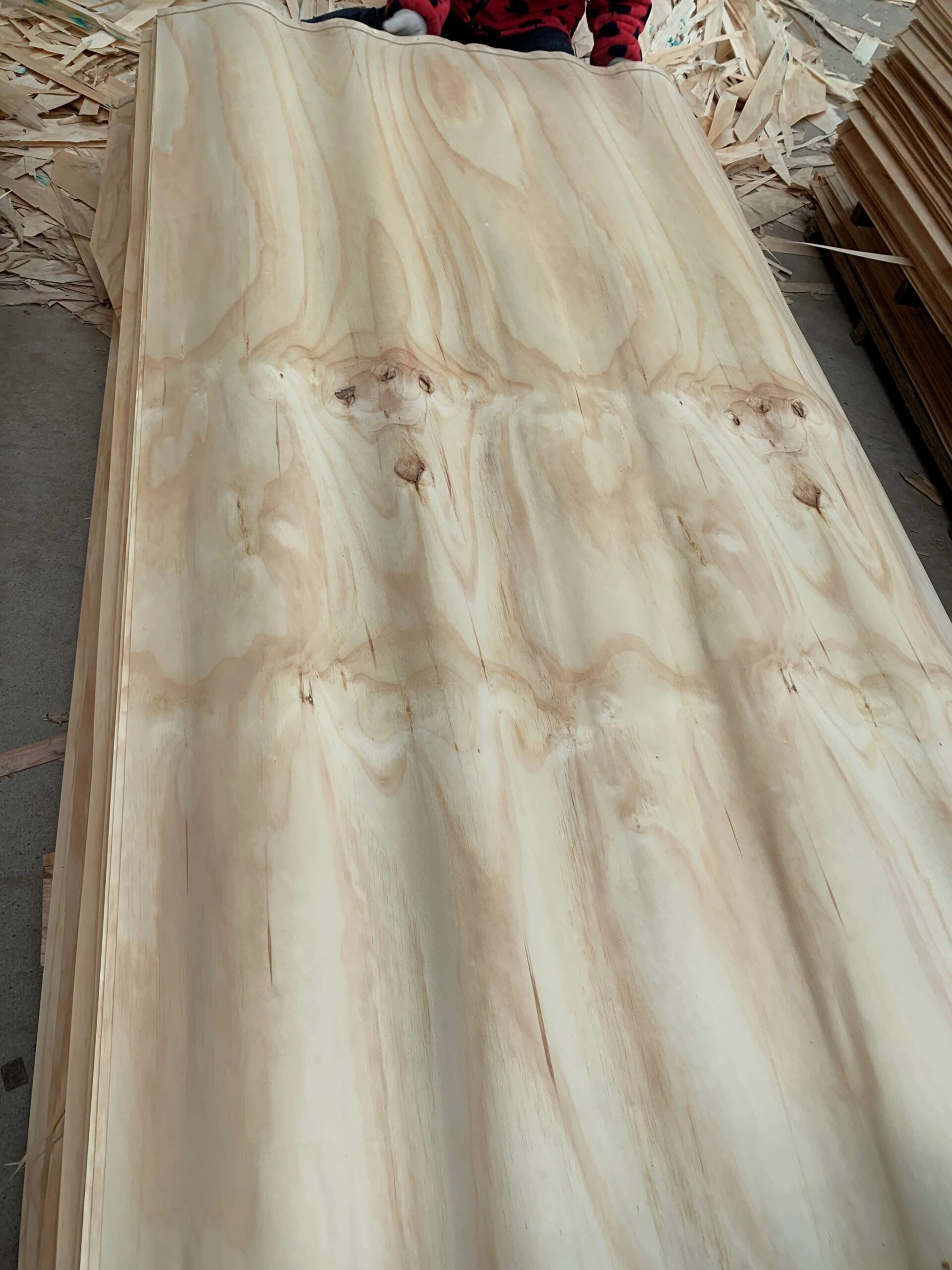 New Zealand Radiata Pine Wood Veneer Natural Pine Veneer For Furniture ... in How Pine Veneer Enhances the Look of Pedestal Tables