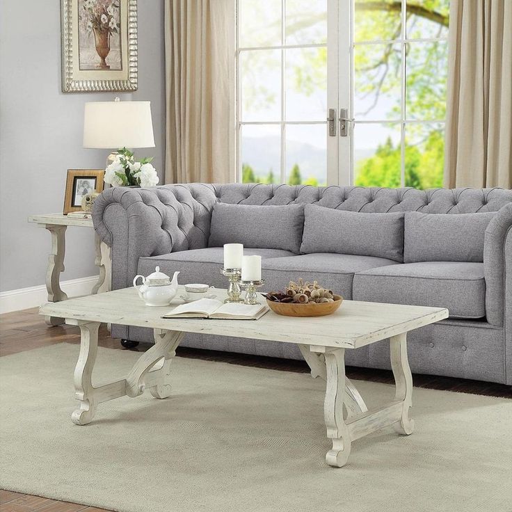 Orchard White Plank Coffee Table | Belle Escape | Furniture, White ... regarding Discovering the Versatility of the Furniture of America Onnah White Coffee Table Set