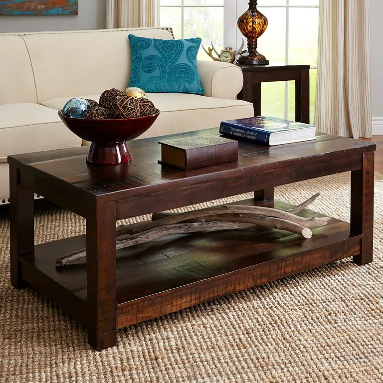 Beyond the Surface How a Tobacco Brown Coffee Table Enhances Room Functionality