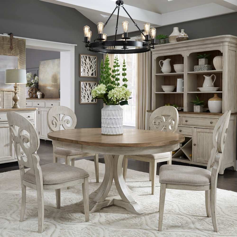 How Pine Veneer Enhances the Look of Pedestal Tables