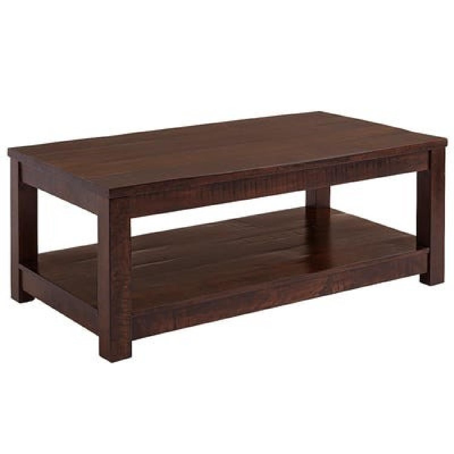 Pier 1 Parsons Tobacco Brown Coffee Table - Aptdeco in Beyond the Surface How a Tobacco Brown Coffee Table Enhances Room Functionality