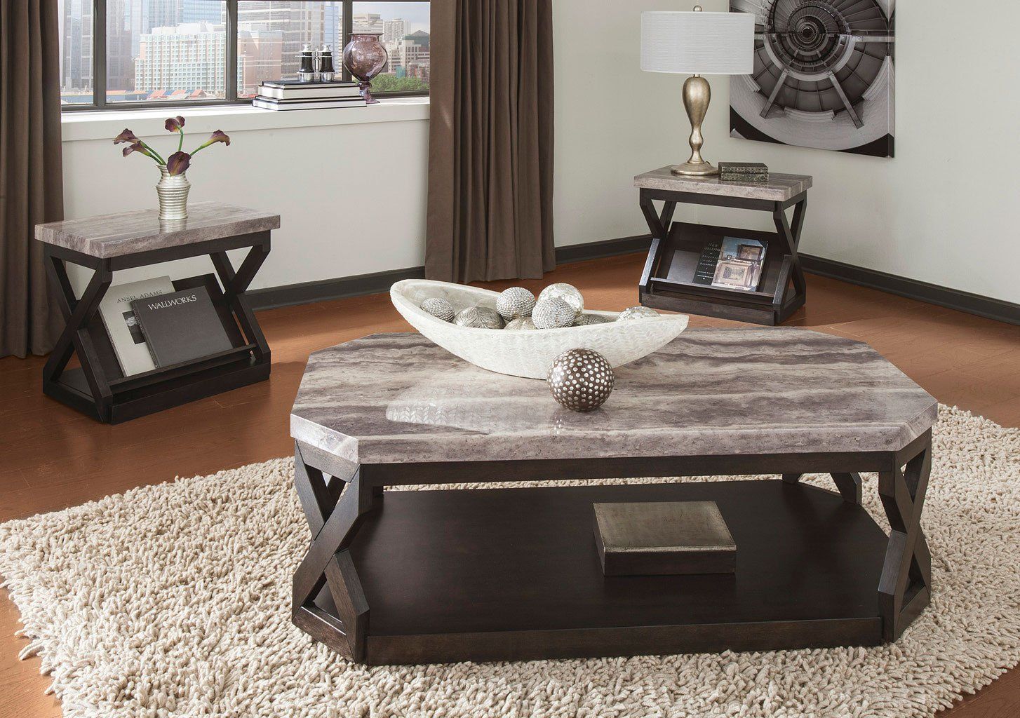 Radilyn 3-Piece Occasional Table Set - Occasional And Accent Furniture ... within The Paisley 3-Piece Occasional Table Set Elevating Your Home's Aesthetic