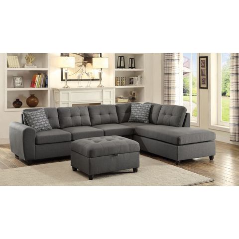 Creating Cozy Vibes How to Personalize Your Stonenesse Tufted Sectional Grey