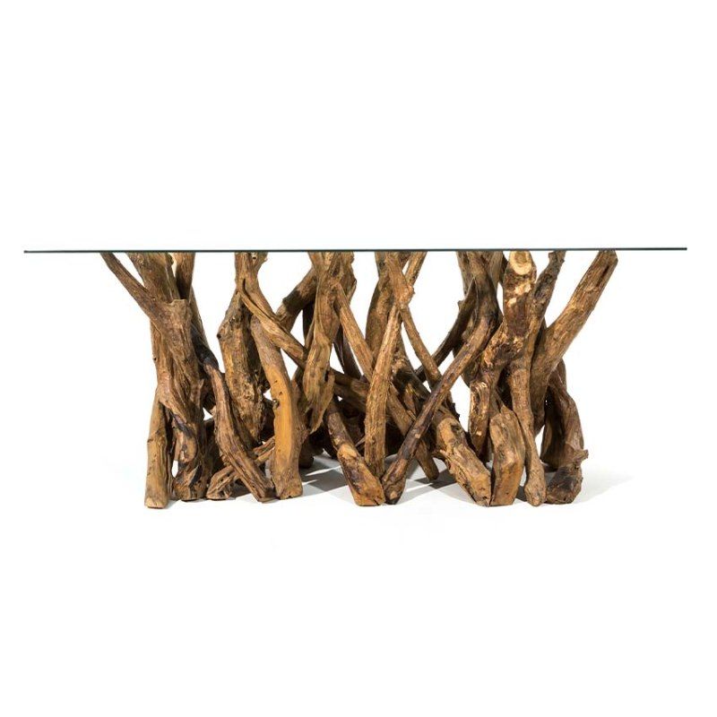 Root Rectangular Teak Root 180Cm Dining Table - Lee Longlands inside The Artistry Behind the Scarlett 79" Rectangular Teak Root Dining Table