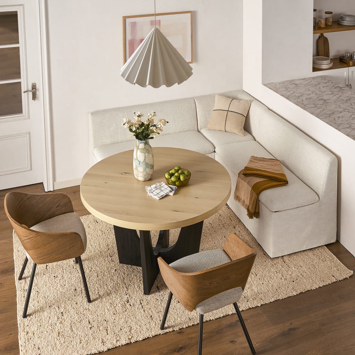Round Oak Dining Table – Artofit pertaining to Designing with the Chelsea Oak Round Dining Table a Natural Touch