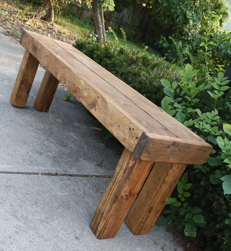 Rustic Wood Bench Farmhouse Indoor Outdoor English Chestnut Mudroom ... throughout