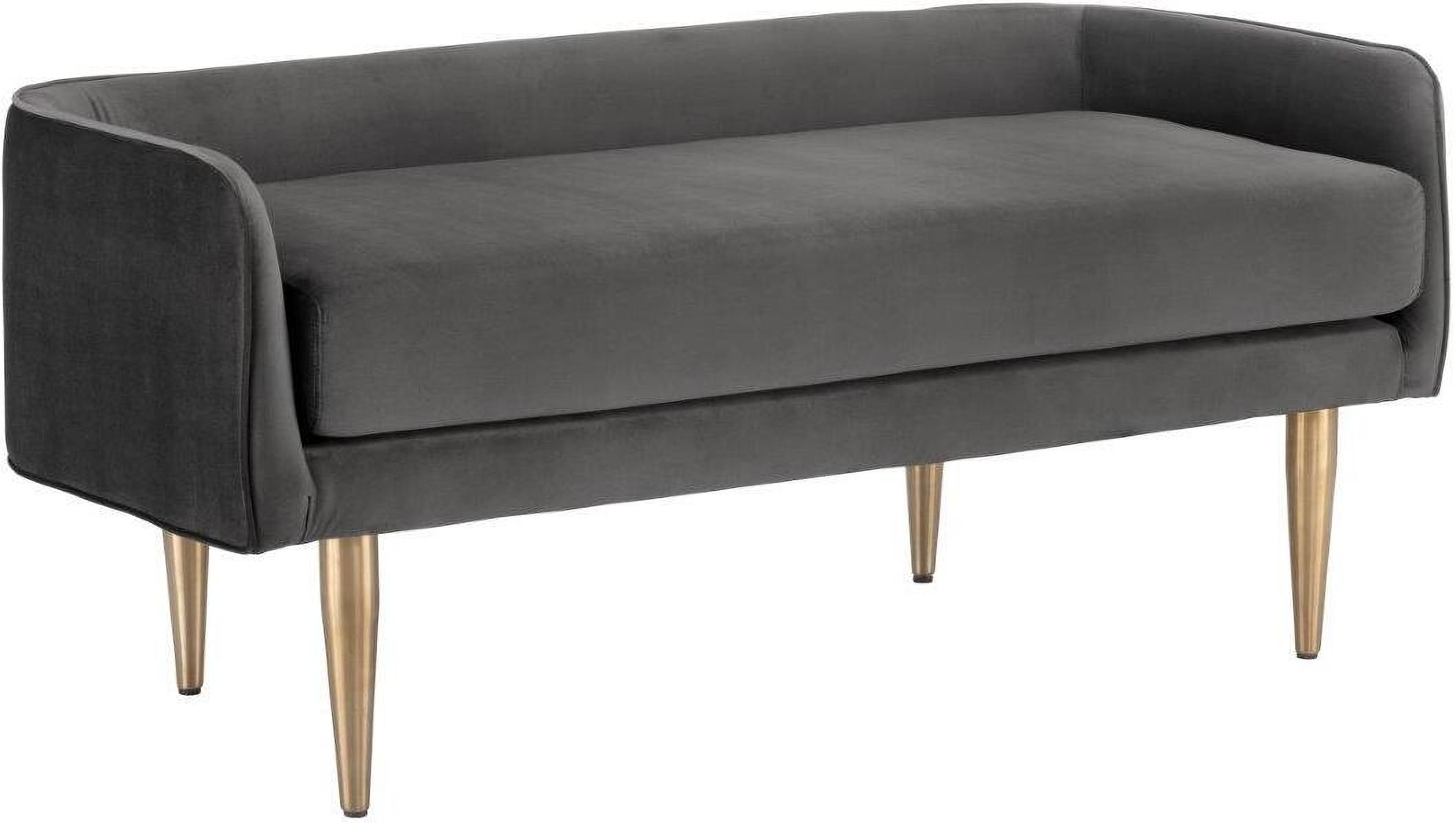 Sammy Grey Sky Bench By Sunpan | 1Stopbedrooms throughout Sammy Bench Gray Sky Insights from the Experts