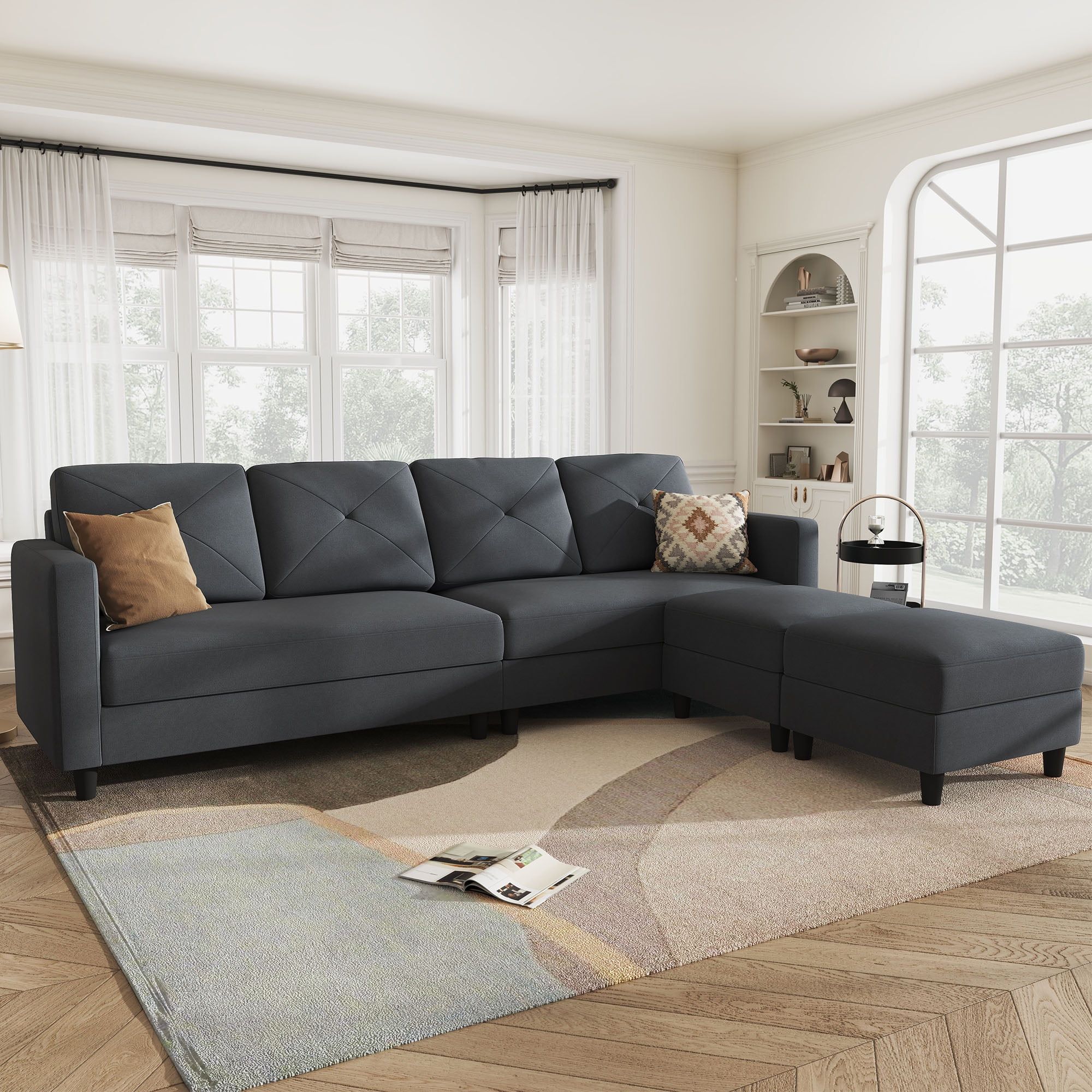 Sectional Sofa Gray intended for