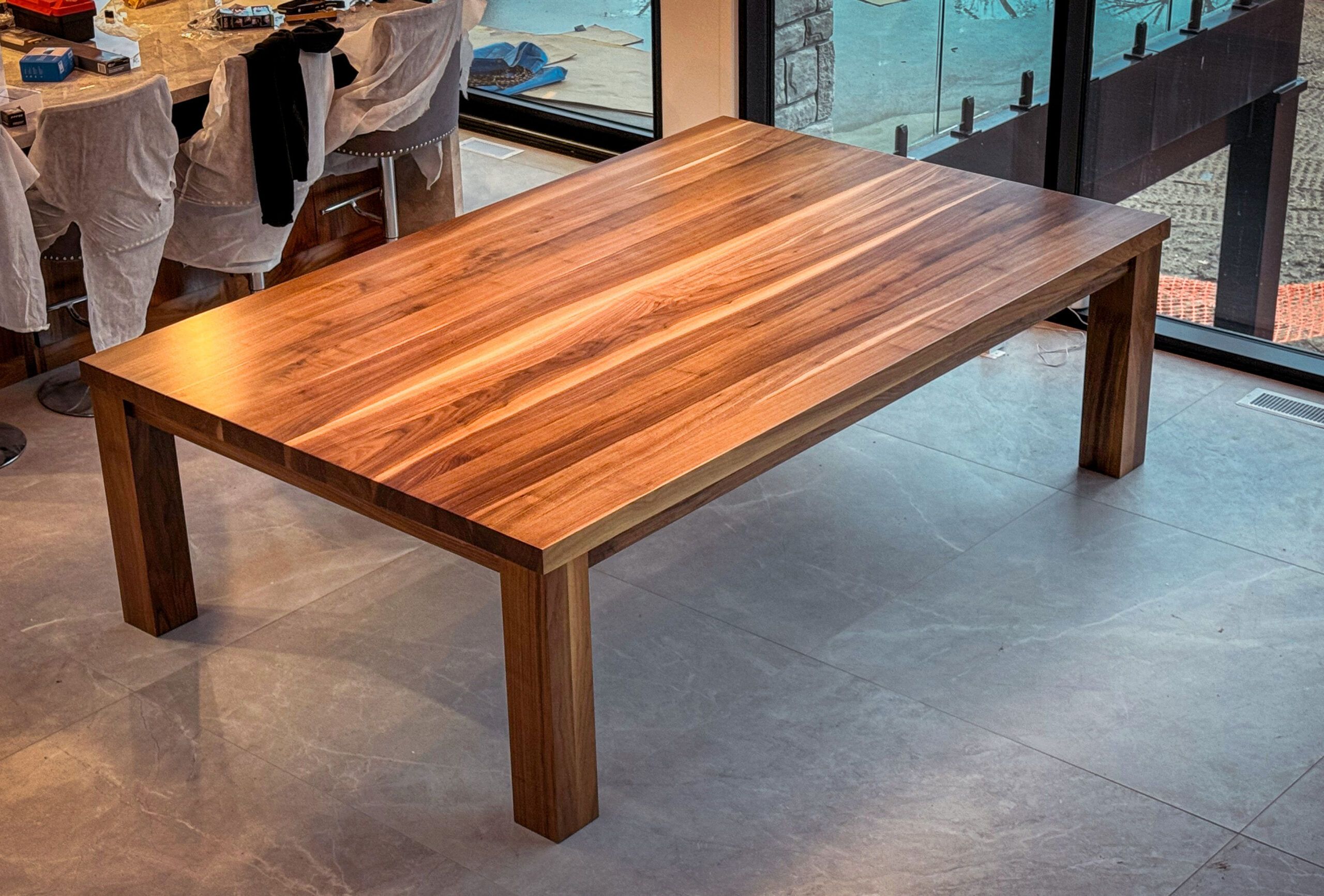 Solid Walnut Dining Table | Maker Marketplace intended for