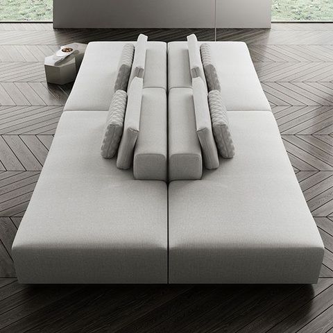 Understanding the Versatility of a Chalk Fabric Spruce Sectional Sofa