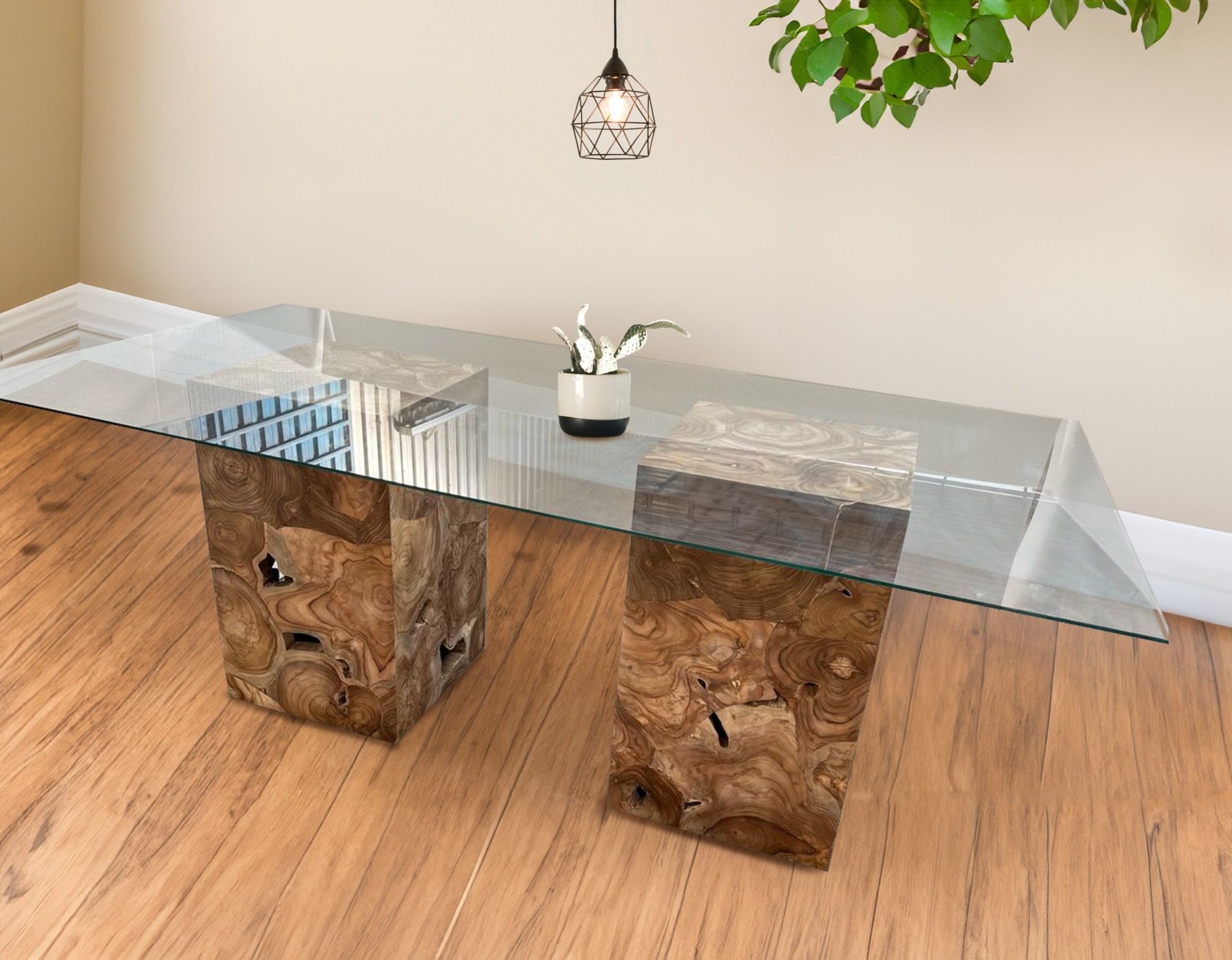 Teak Root Dining Table | Tables And Chairs within The Artistry Behind the Scarlett 79" Rectangular Teak Root Dining Table
