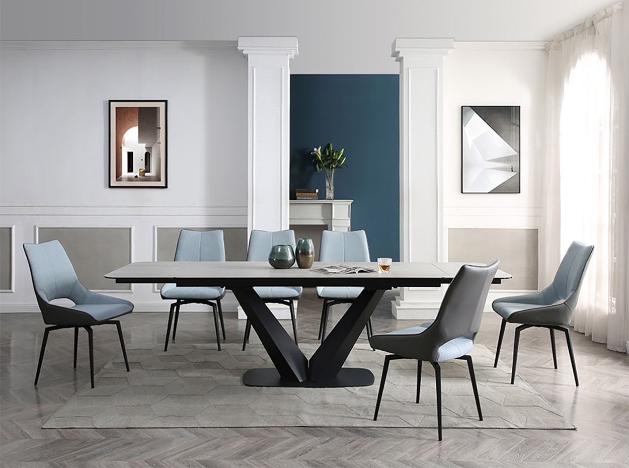 Telescoping Dining Room Table intended for