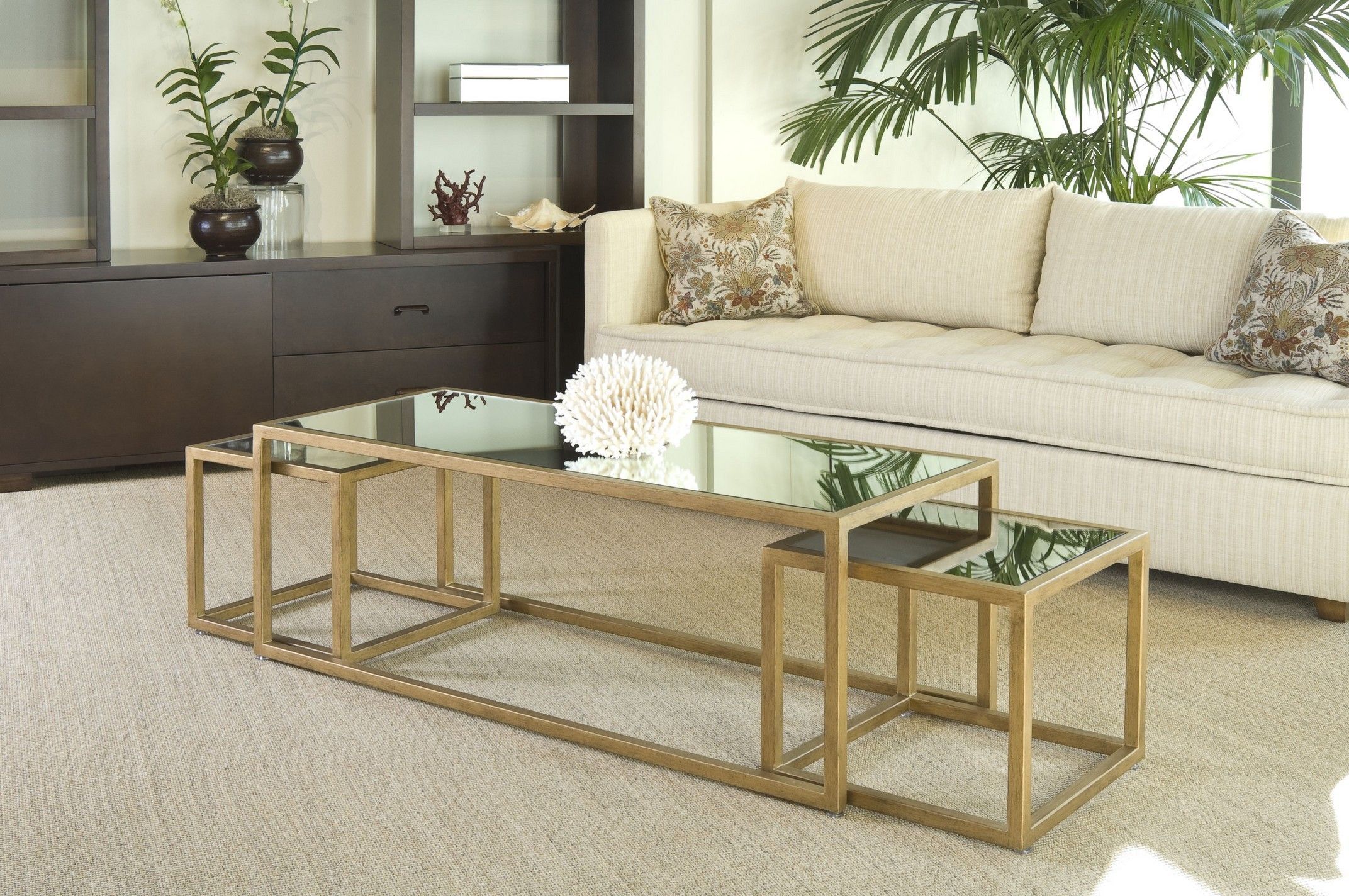 The Beauty And Versatility Of Glass Nesting Coffee Tables - Coffee ... throughout