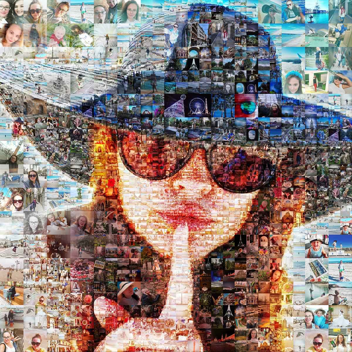 The Best Service For Creating Photomosaic Collages From Your Photos intended for Creating a Welcoming Atmosphere with Your Newport Dining Table Sun Bleached Ash