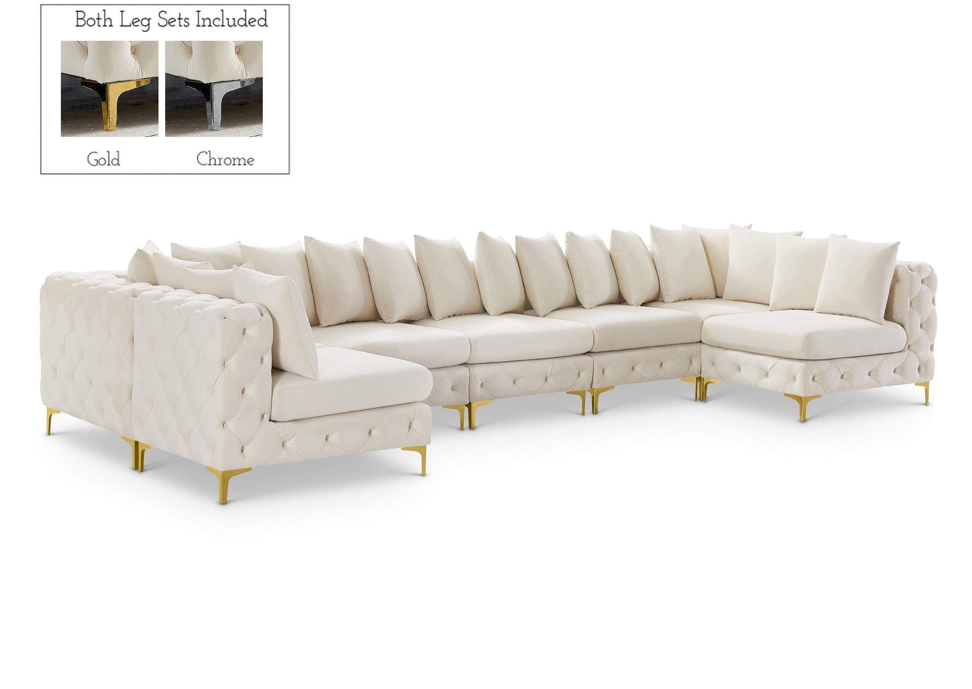 Tremblay Cream Velvet Modular Sectional inside What to Expect from the Bridgetown Luxury Modular Sectional in Cream