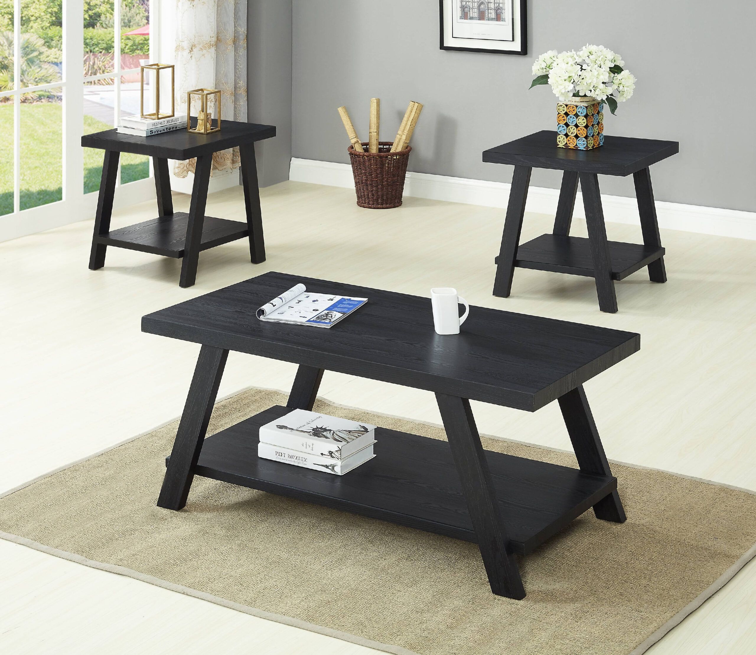 Update Your Living Room With An End Coffee Table Set - Coffee Table Decor throughout