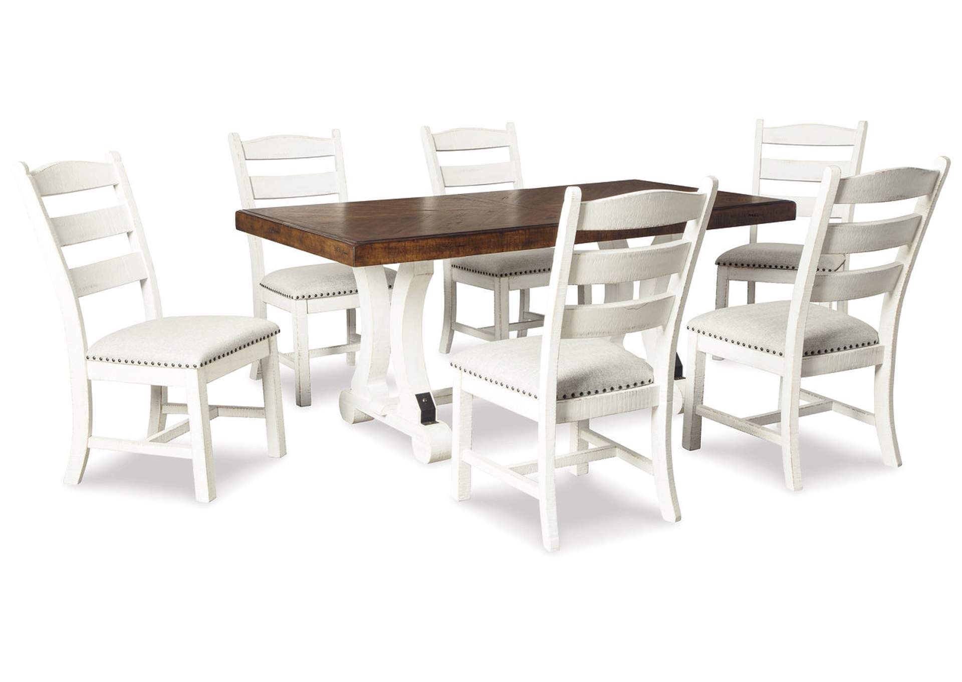 Valebeck Dining Table And 6 Chairs Set with regard to