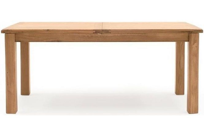 Vida Living Breeze Oak Large Extending Dining Table | Furnitureinstore intended for