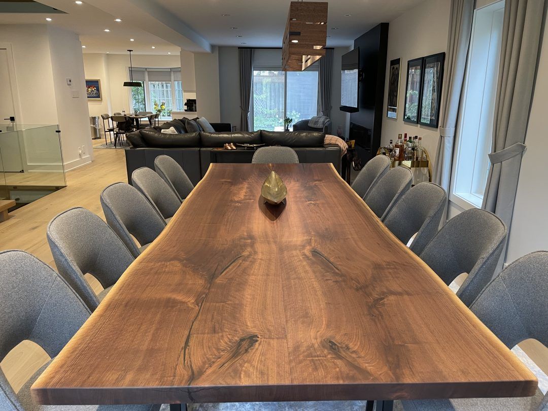 Walnut Dining Room for Achieve a Warm and Inviting Atmosphere with the Brutus Walnut Dining Table