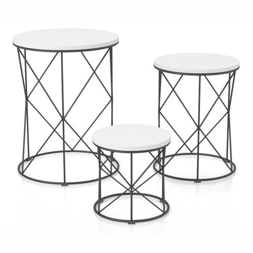 White Nesting Tables | Best Buy Canada within How Bowery Hill's White Nesting Tables Can Elevate Your Living Space
