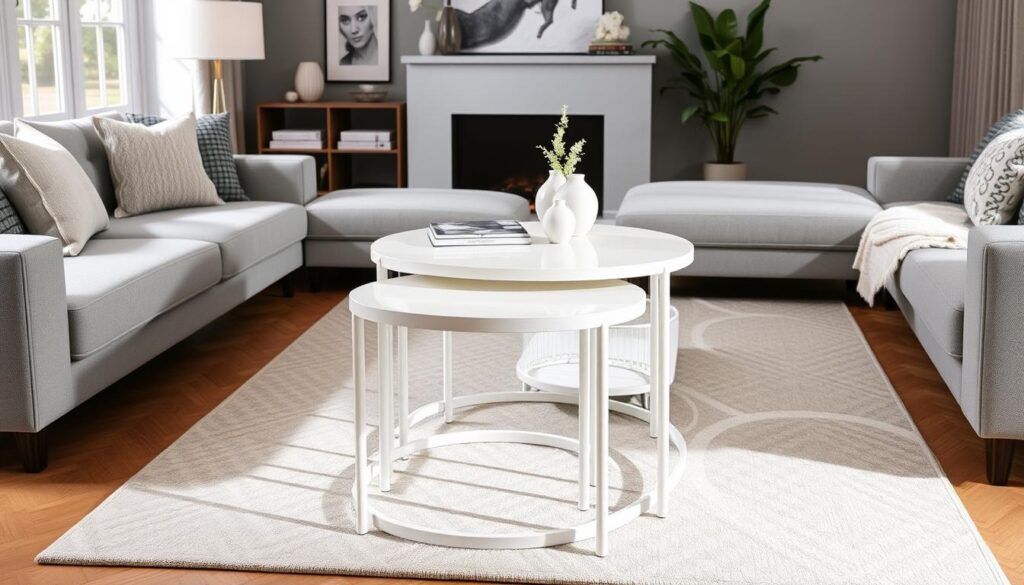 How Bowery Hill’s White Nesting Tables Can Elevate Your Living Space