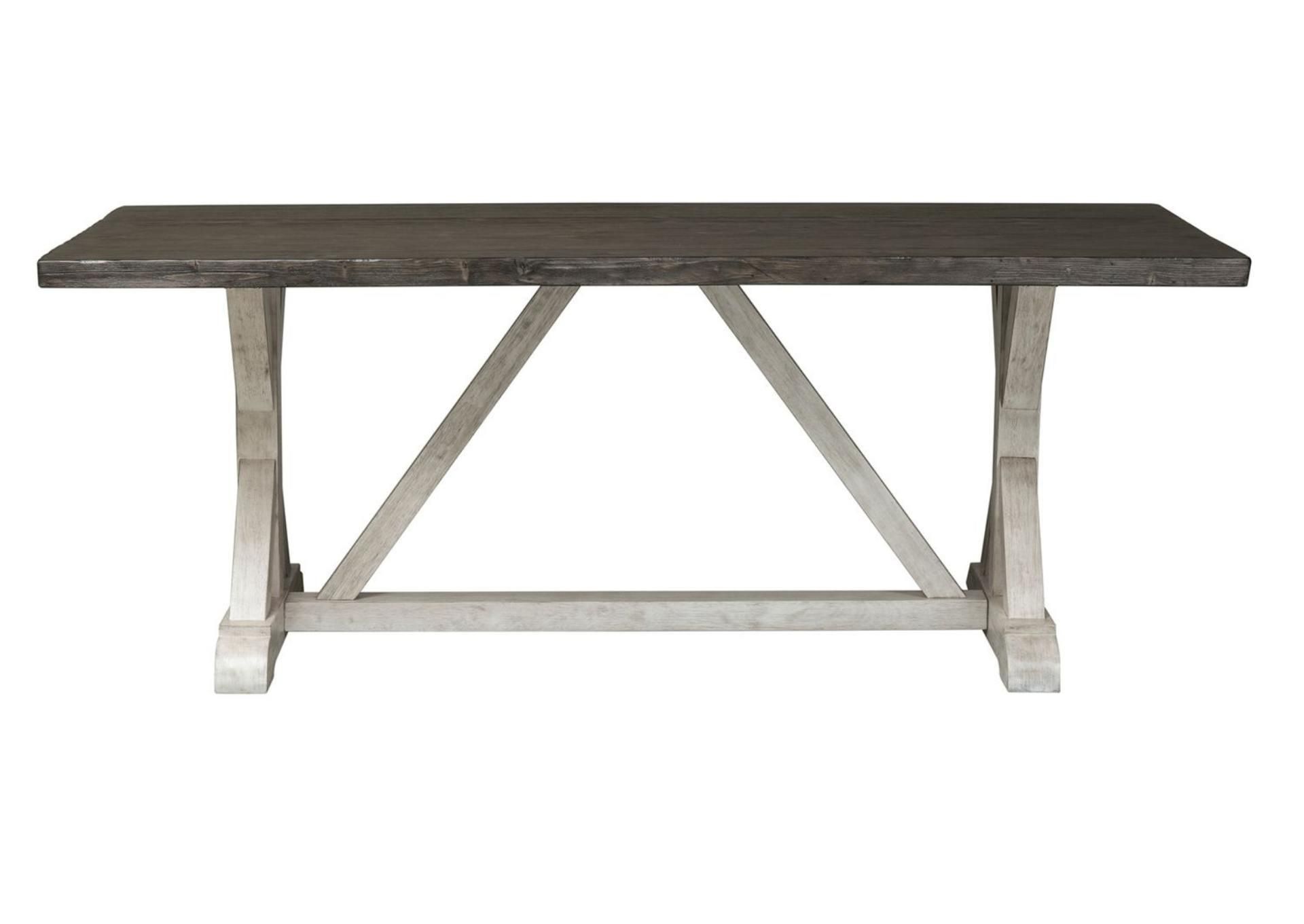 Willowrun Dining Trestle Table Ivan Smith Furniture inside