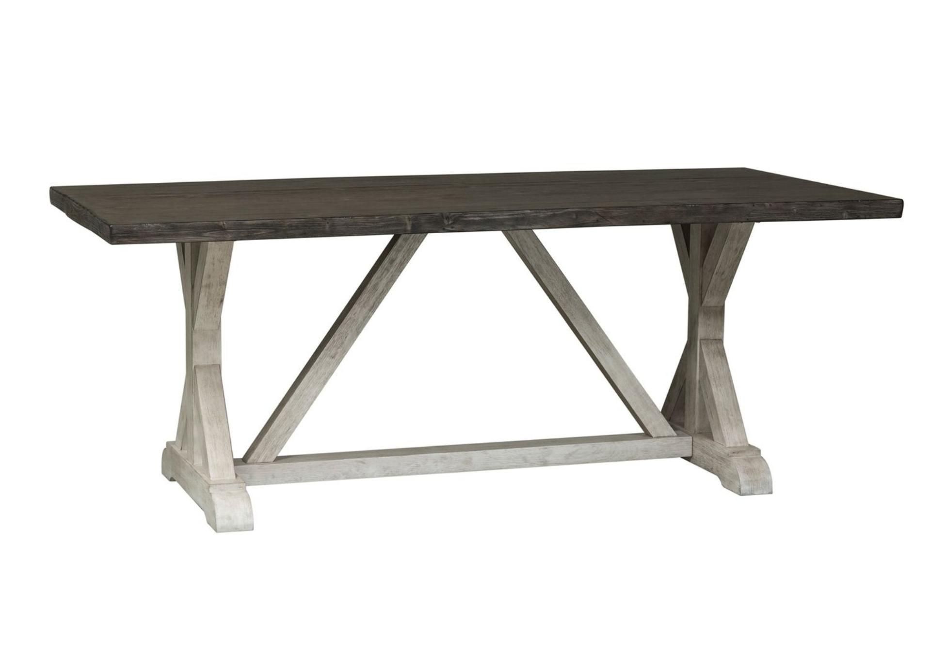 Willowrun Dining Trestle Table Ivan Smith Furniture with How the Willowrun Trestle Table from Liberty Furniture Elevates Your Dining Space