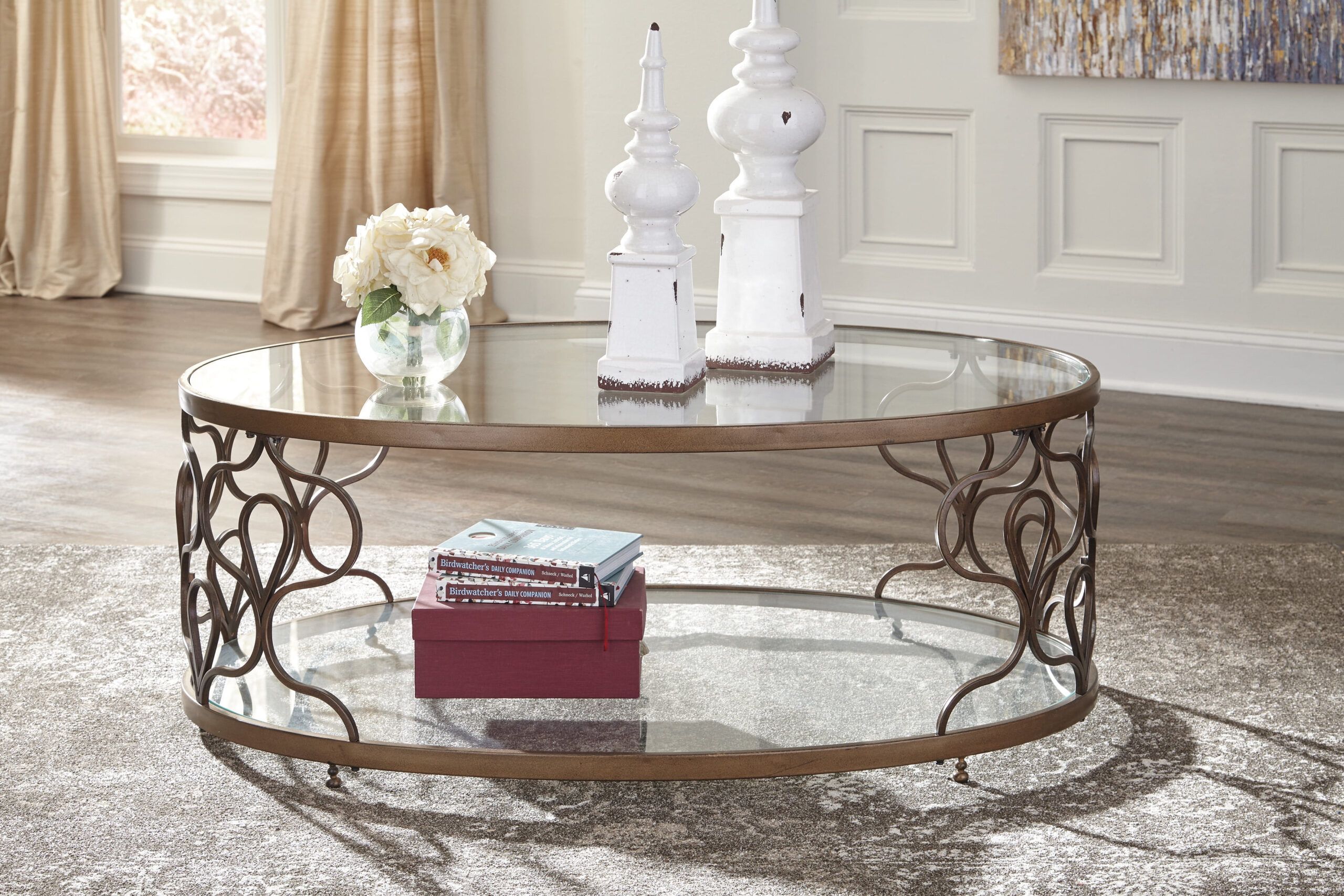Window Coffee Table regarding What Makes the Furniture of America Sol Glass Top Coffee Table Set a Must-Have
