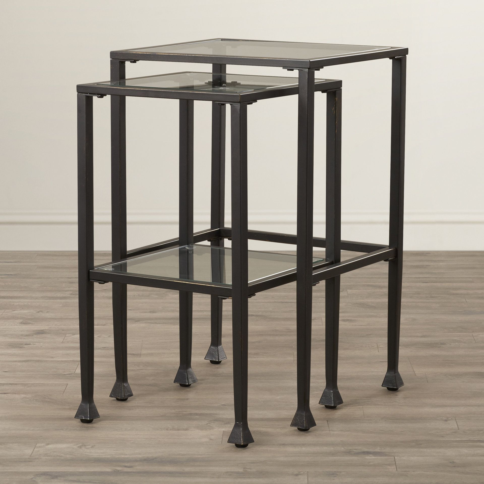 Zipcodeâ„¢ Design Sabrina 2 Piece Nesting Table Set &Amp; Reviews | Wayfair for Styling Your Space with the Andover 2-Piece Nesting Tables