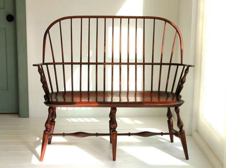 10 Easy Pieces: Best Wooden Spindle Benches - Remodelista intended for The Enduring Appeal of Petite Hickory Spindle Benches