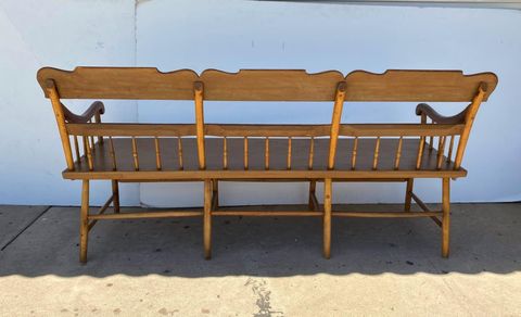 1820 American Spindled Windsor Bench For Sale At 1Stdibs in Discovering the History and Craft Behind 3' Hickory Spindle Benches