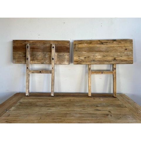 19Th. C. Italian Tuscan Style Bleached Walnut Dining Table W/ Leaves ... with