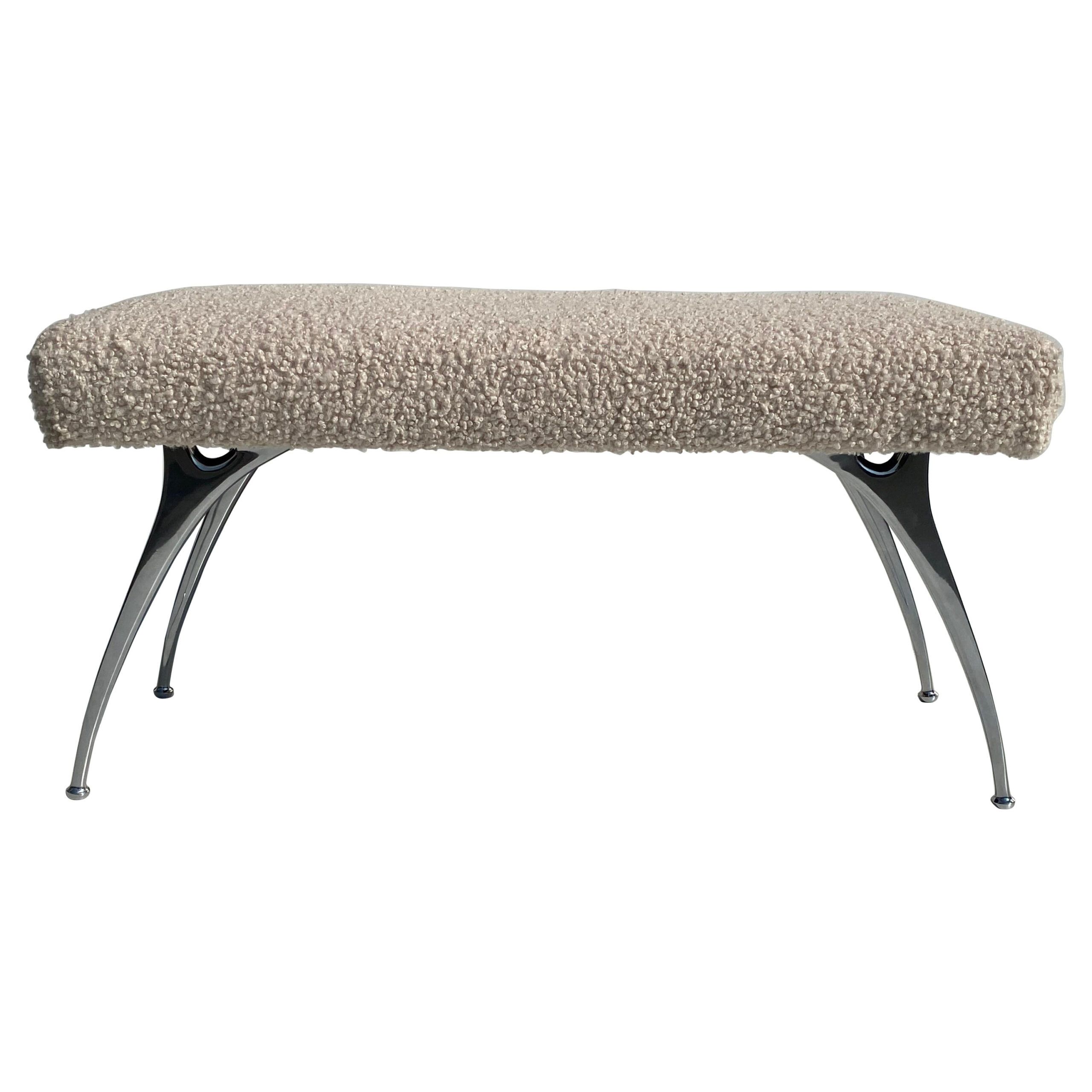 72&quot; Mid Century Modern Upholstered Bench At 1Stdibs for