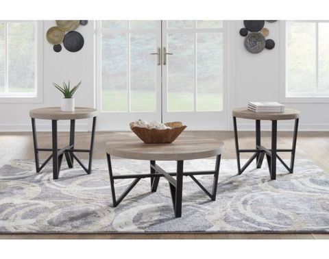 Ashley Deanlee Coffee Table & Two End Tables | Homemakers in Understanding the Versatility of the Deanlee Grayish Brown/Black Table Set