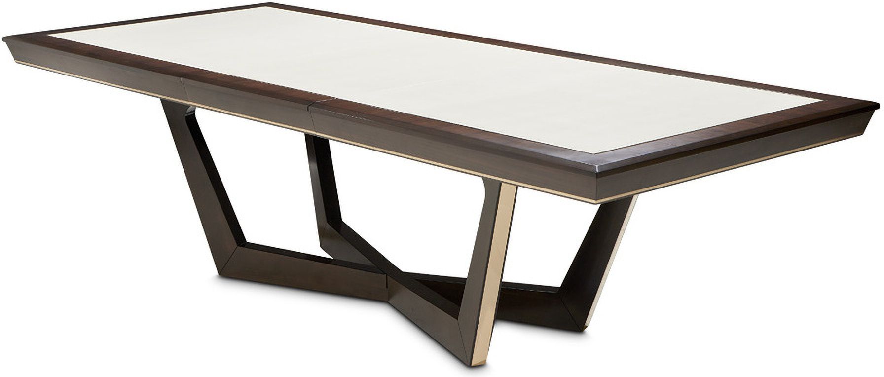 Belmont Place Rectangular Dining Table In Espresso By Aico | 1Stopbedrooms with