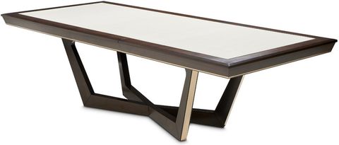 Belmont Place Rectangular Dining Table In Espresso By Aico | 1Stopbedrooms with