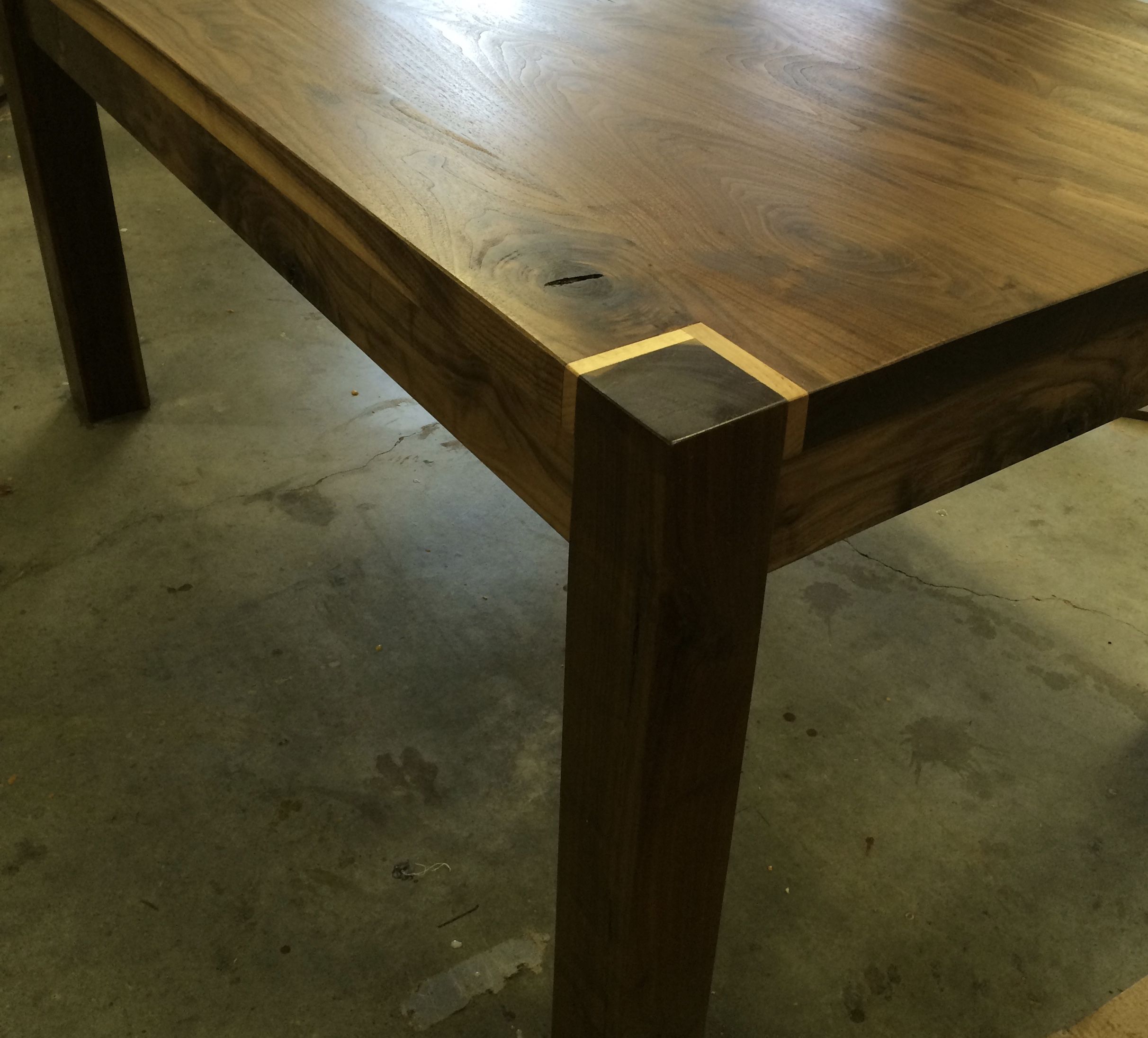 Black Walnut Dining Table | Maker Marketplace pertaining to Elevating Mealtime Aesthetics The Black Walnut Slate Dining Table Story