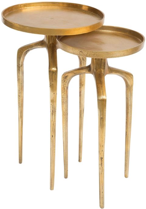 Elevating Your Decor with the Timeless Charm of Antique Gold Como Tables