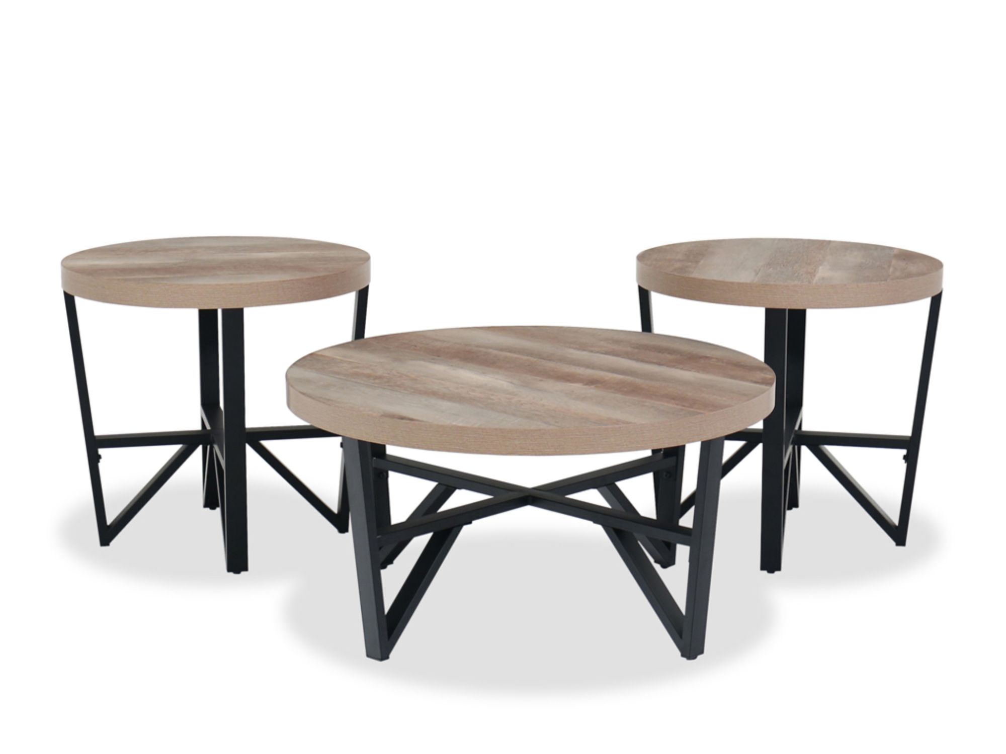 Deanlee Table (Set Of 3) | Mathis Home for Understanding the Versatility of the Deanlee Grayish Brown/Black Table Set