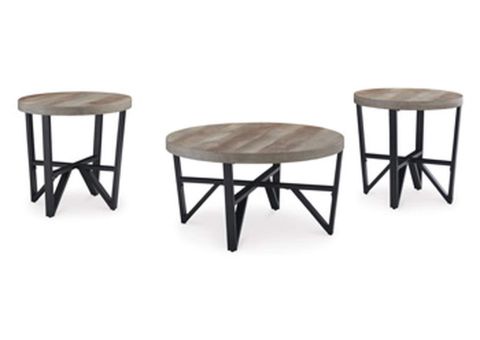 Deanlee Table (Set Of 3) regarding Understanding the Versatility of the Deanlee Grayish Brown/Black Table Set
