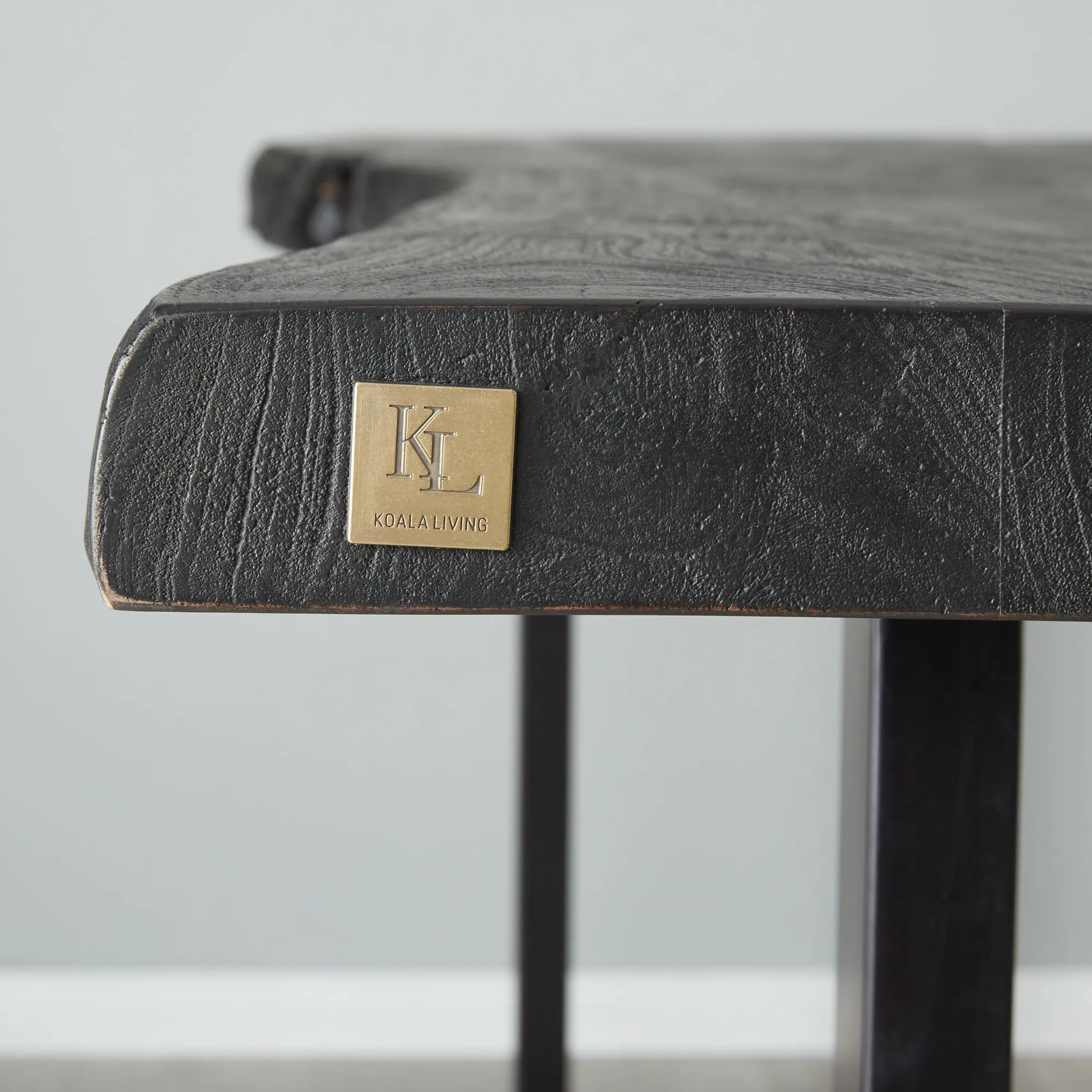 Dynasty Black Acacia Wood Dining Table throughout