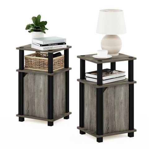 Ebern Designs Dontaz 2 Piece Side Table Set With Storage & Reviews ... within
