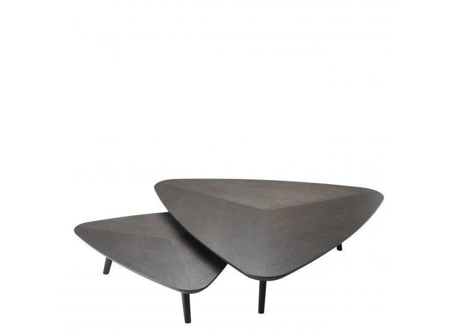 Eichholtz Coffee Table 'Lauren' Set Of 2 - Wilhelmina Designs within A Closer Look at the Eichholtz Lauren Vintage Triangular Coffee Table Design