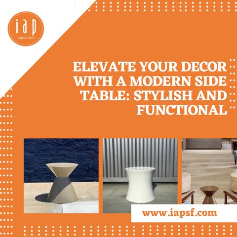Elevate Your Decor With A Modern Side Table: Stylish And Functional ... with regard to Elevate Your Decor with Chic Pink MDF End Tables