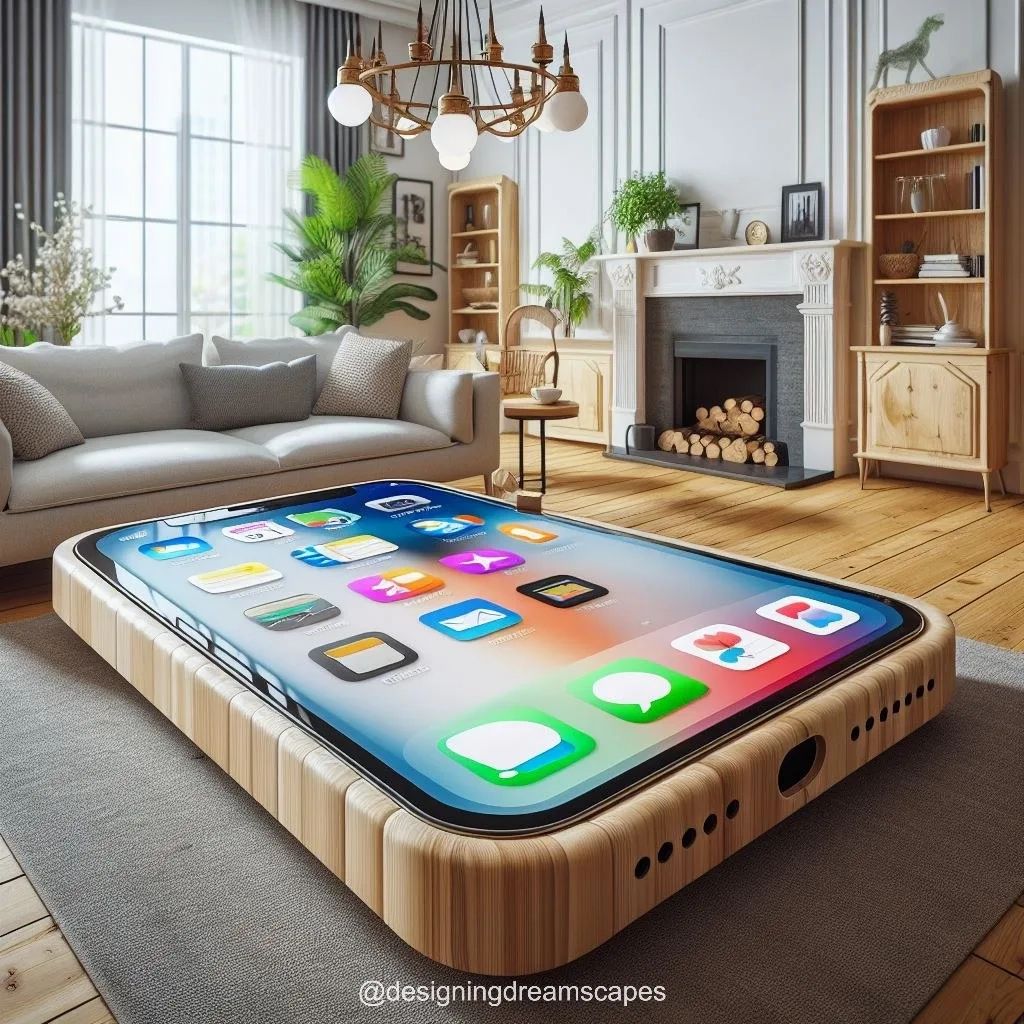 Elevate Your Living Space With Smartphone-Inspired Coffee Tables for