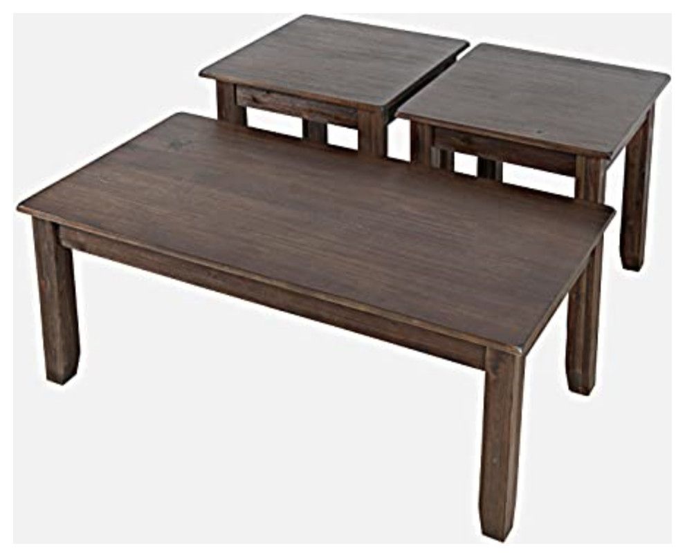 Eros Contemporary 3 Piece Coffee Table Set - Transitional - Coffee ... for