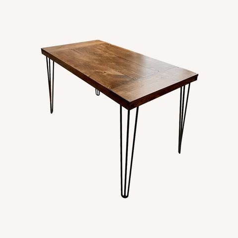 Handmade Dining Table -Walnut -Mid Century Modern - Aptdeco for