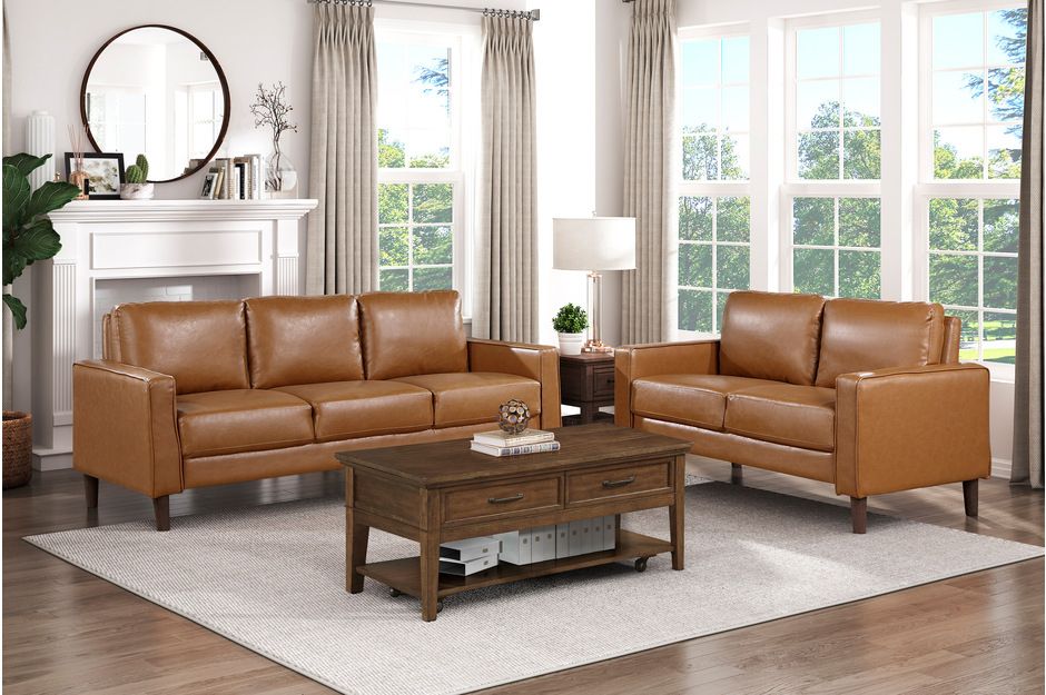 Light Brown Leather Sofa And Loveseat | Cabinets Matttroy intended for Elevating Your Living Space with the Taylor Light Brown Leather Sofa