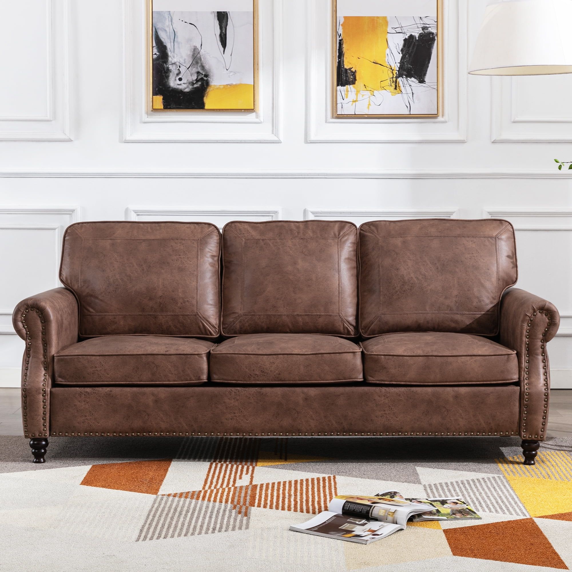Light Brown Leather Sofa Bed | Cabinets Matttroy with regard to Elevating Your Living Space with the Taylor Light Brown Leather Sofa