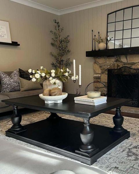 Exploring the Versatility of a 2-Piece Black Coffee Table Arrangement